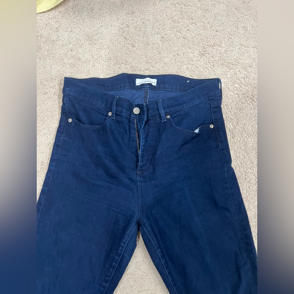 Medium Wash High Rise Skinny Jean from Loft